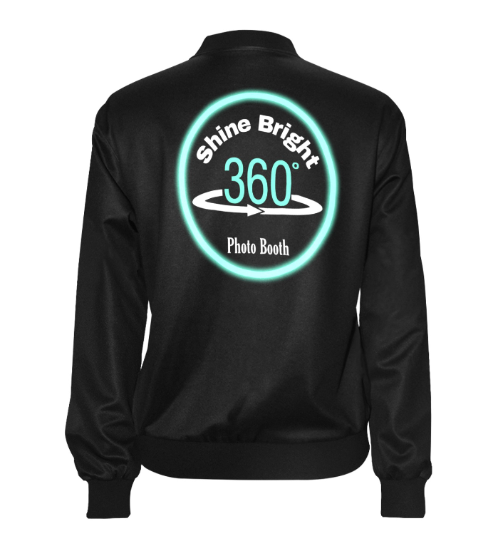 Custom Print Bomber Jacket for Women